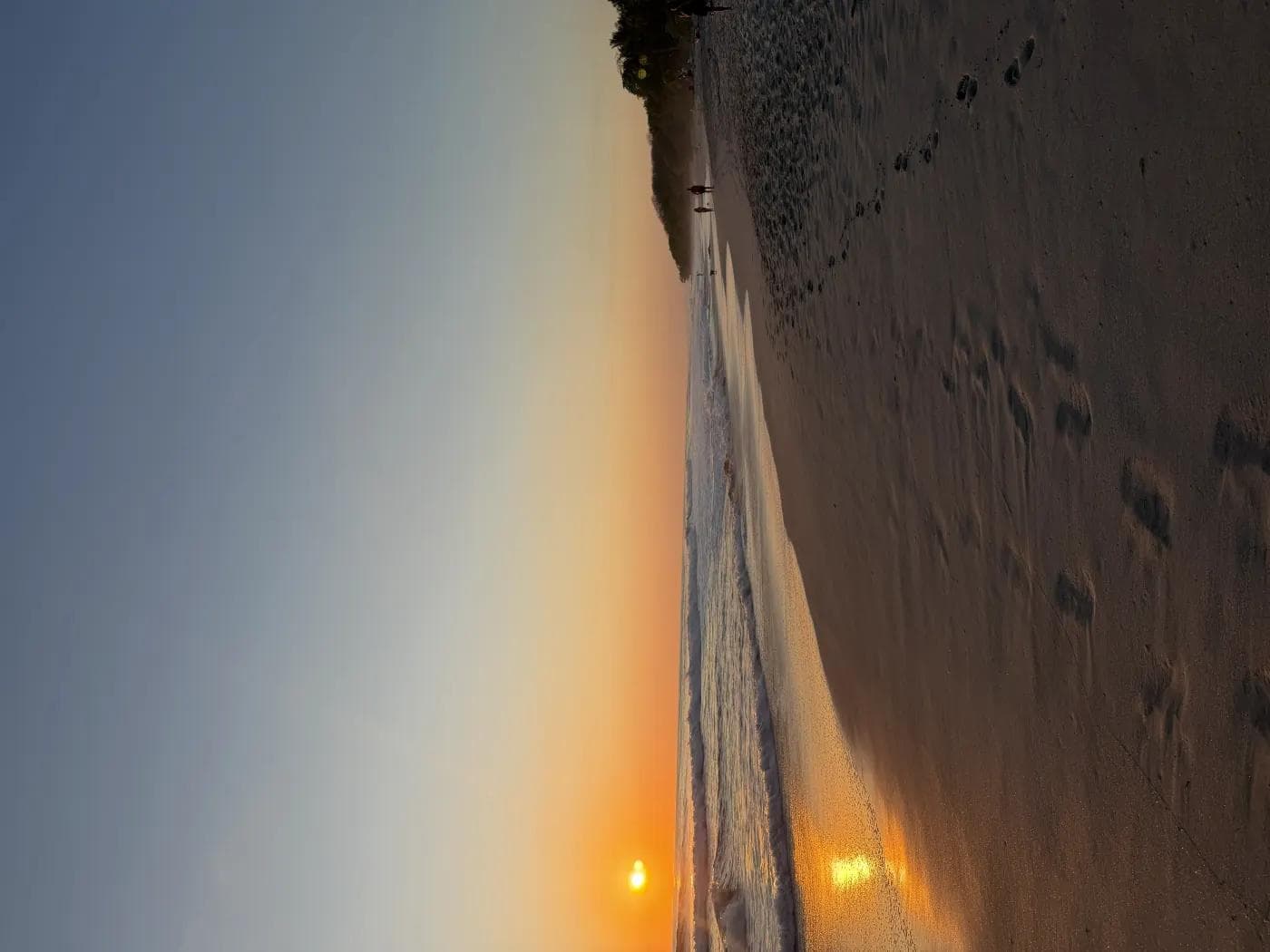 Pacific sunset from Santa Teresa